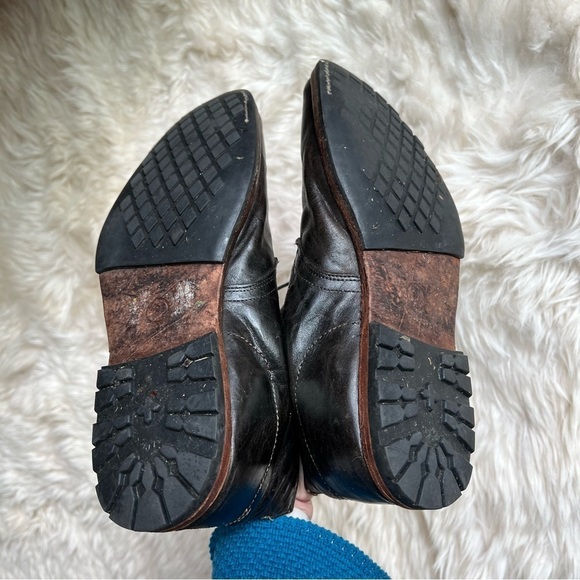 Timberland Dark Brown Genuine Leather Ankle Boot Shoes Size 9 chuuka - Picture 9 of 10